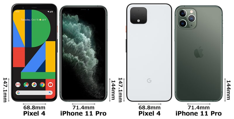 pixel 4 vs iphone 11pro